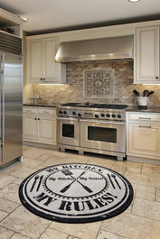 Conceptum Alfombra My Kitchen Multicolor de 140 cm